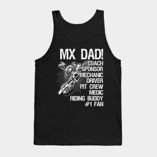 Motocross Mx Dad Tank Top